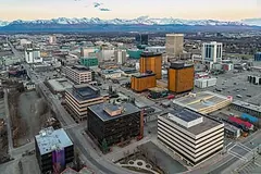Anchorage cityscape